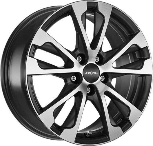 Ronal R61 farba: JETBLACK-MATT-FRONTKOPIERT